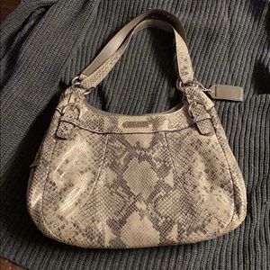 Authentic Coach Handbag Snake Print !!